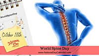 World Spine Day - October 16