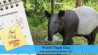 World Tapir Day - April 27