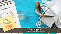 Yom Kippur - Changes Annually