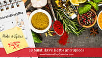 18 Must Have Herbs and Spices