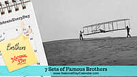 7 Sets of Famous Brothers