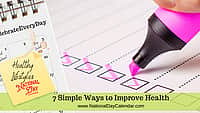 7 Simple Ways to Improve Health