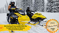 MEDIA ALERT | INTERNATIONAL SNOWMOBILE RIDE DAY | Second Saturday in February