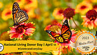MEDIA ALERT | NATIONAL LIVING DONOR DAY | April 11