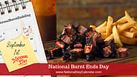 National Burnt Ends Day - September 1