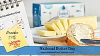 National Butter Day - November 17