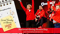 National Giving Hearts Day - Second Thursday in February
