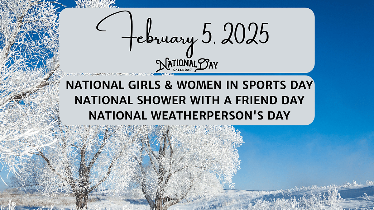 FEBRUARY 5, 2025 | NATIONAL GIRLS & WOMEN IN SPORTS DAY | NATIONAL ...