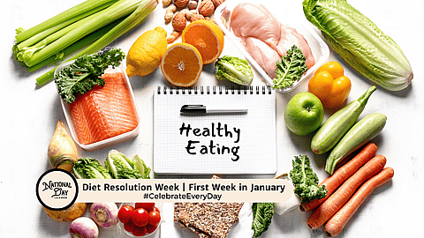 Diet Resolution Week | First Week in January