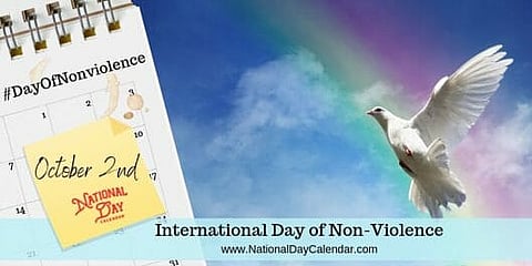 International Day of Non-Violence - October 2nd (1)