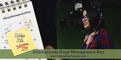 International Stage Management Day - October 10