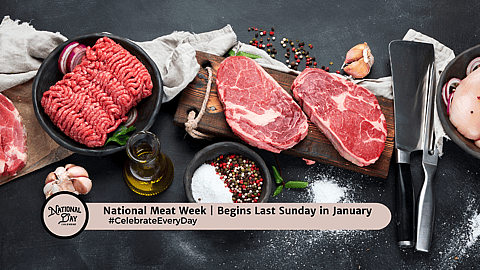 Meat Week | Begins Last Sunday in January