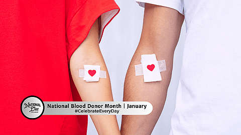 National Blood Donor Month | January
