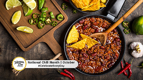 October is National Chili Month