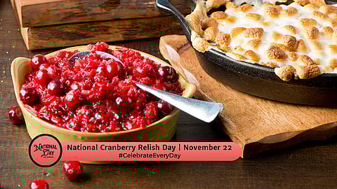 National Cranberry Relish Day