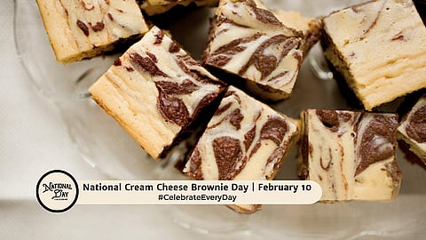 NATIONAL CREAM CHEESE BROWNIE DAY - February 10 