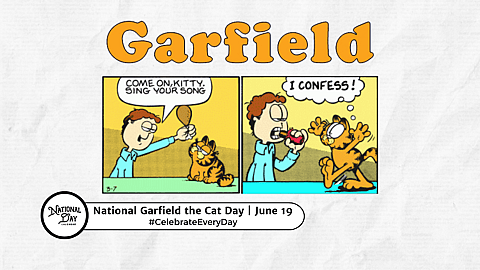 NATIONAL GARFIELD THE CAT DAY  June 19