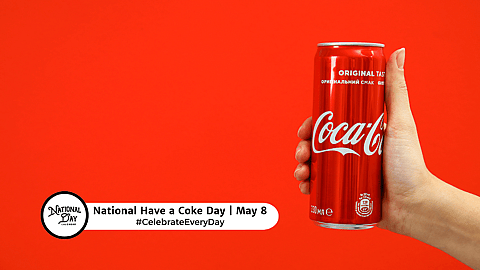 NATIONAL HAVE A  COKE DAY  May 8