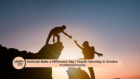 Make A Difference Day