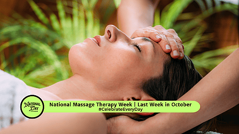 National Massage Therapy Week