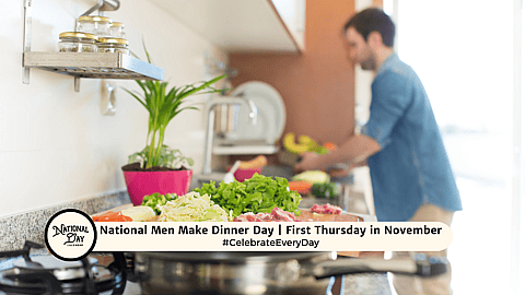 National Men Make Dinner Day