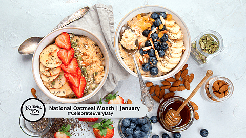 National Oatmeal Day | January