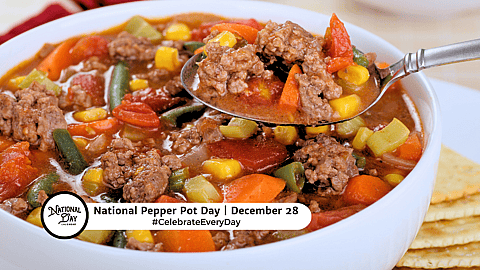 National Pepper Pot Day