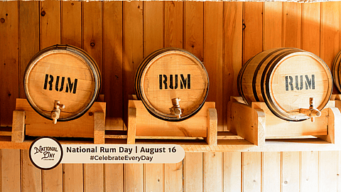 NATIONAL RUM DAY  August 16