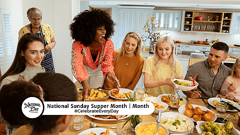 National Sunday Supper Month | January
