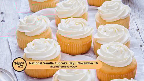 National Vanilla Cupcake Day