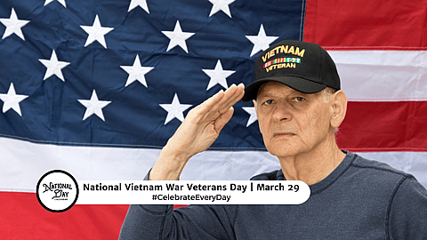 NATIONAL VIETNAM WAR VETERANS DAY  March 29