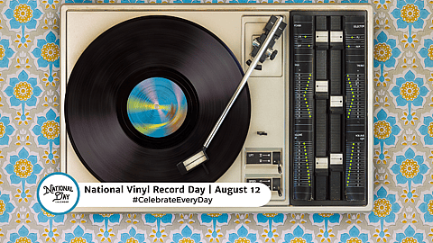 NATIONAL VINYL RECORD DAY  August 12
