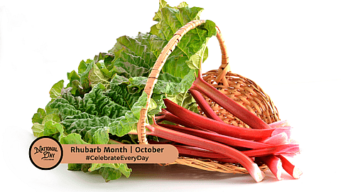 Rhubarb Month