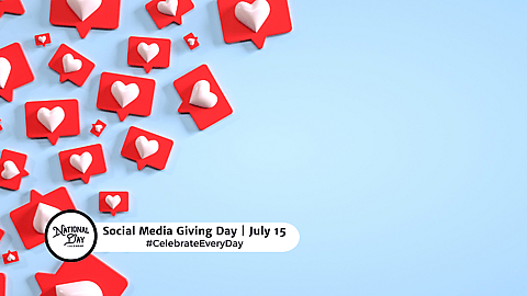 SOCIAL MEDIA GIVING DAY  July 15