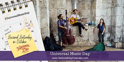 Universal Music Day - Second Saturday in October