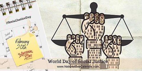 World Day of Social Justice - February 20