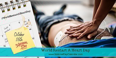 World Restart A Heart Day - October 16