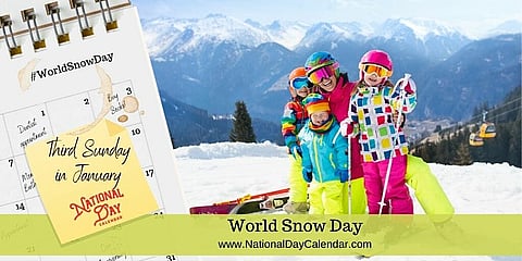 World Snow Day - Third Sunday in January