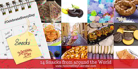 24 Snacks from around the World