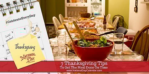 7 Thanksgiving Tips