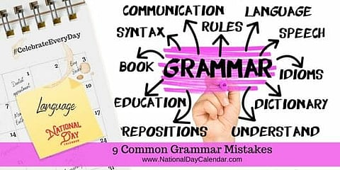 9 Common Grammar Mistakes