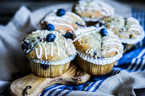 Blueberry-muffins