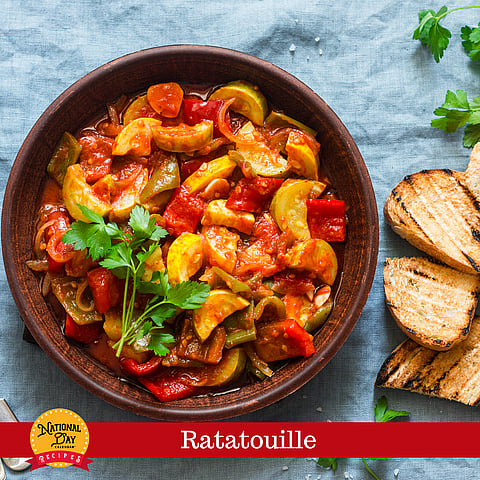 Ratatouille, eggplant, zucchini, vegetables, Italian