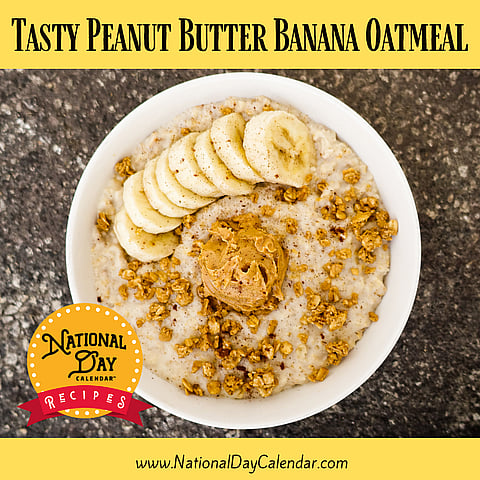 Tasty Peanut Butter Banana Oatmeal