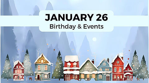 Birthdays & Historical Events – January 26