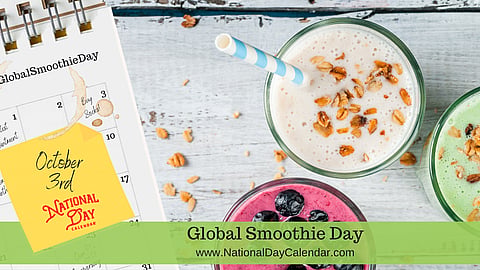 Global Smoothie Day - October 3
