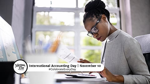 INTERNATIONAL ACCOUNTING DAY | November 10