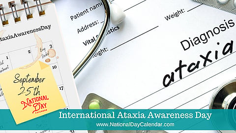 International Ataxia Awareness Day - September 25