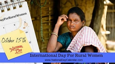International Day for Rural Women - October 15