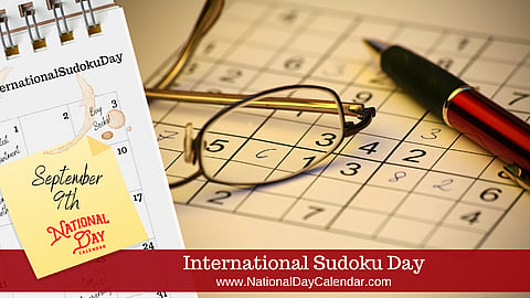 International Sudoku Day - September 9